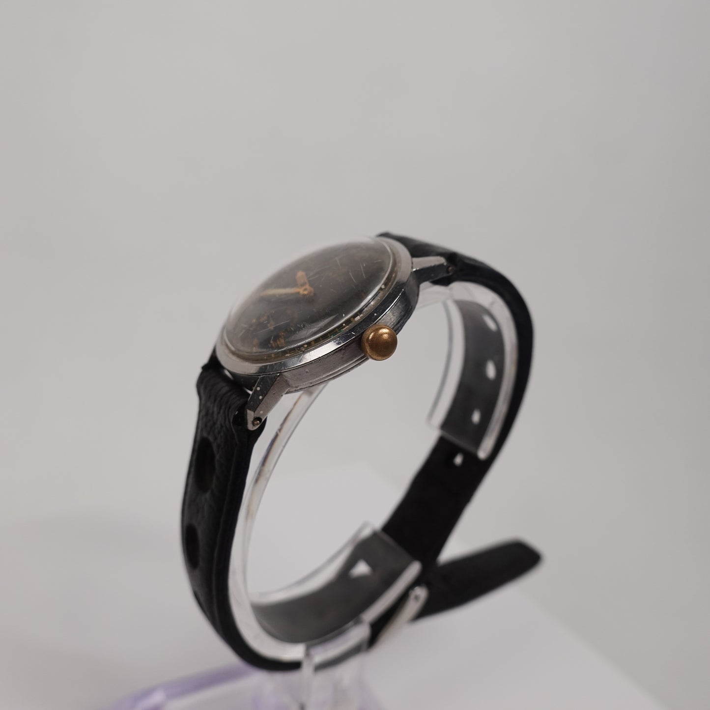 1940s Omega Manual Wind Gilt Watch Sub Dial