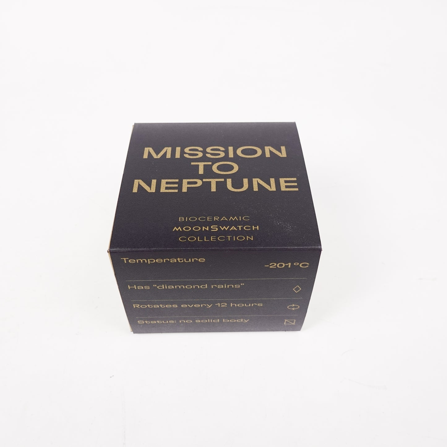 Swatch Omega Mission To Neptune Moonswatch Gold Hand Watch