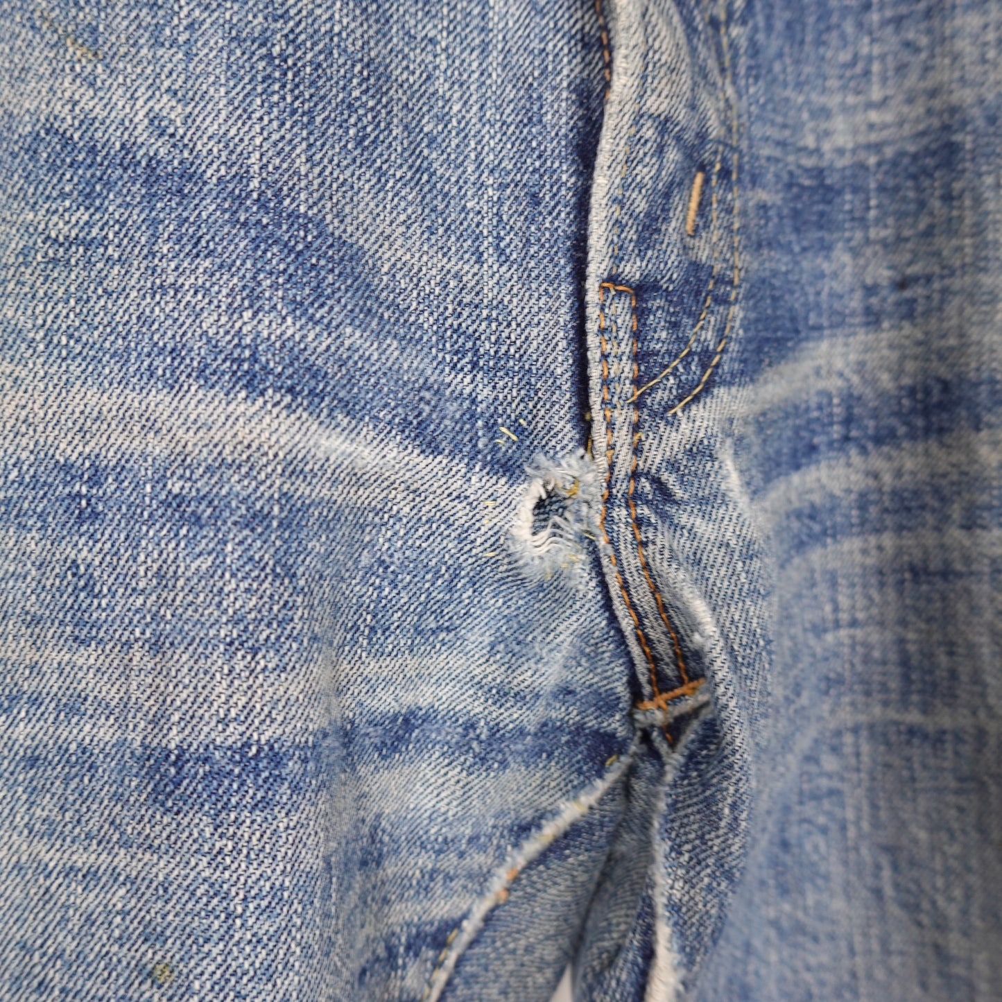 Orslow Faded Selvedge Denim Pant - Size 34