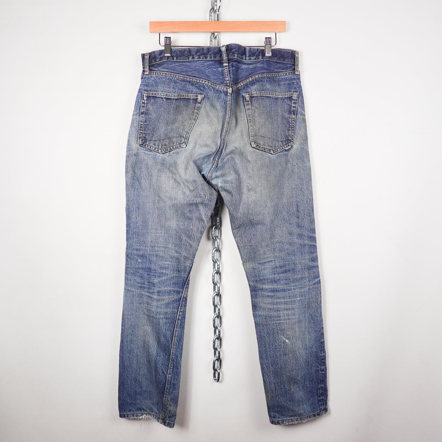 Orslow Faded Selvedge Denim Pant - Size 34