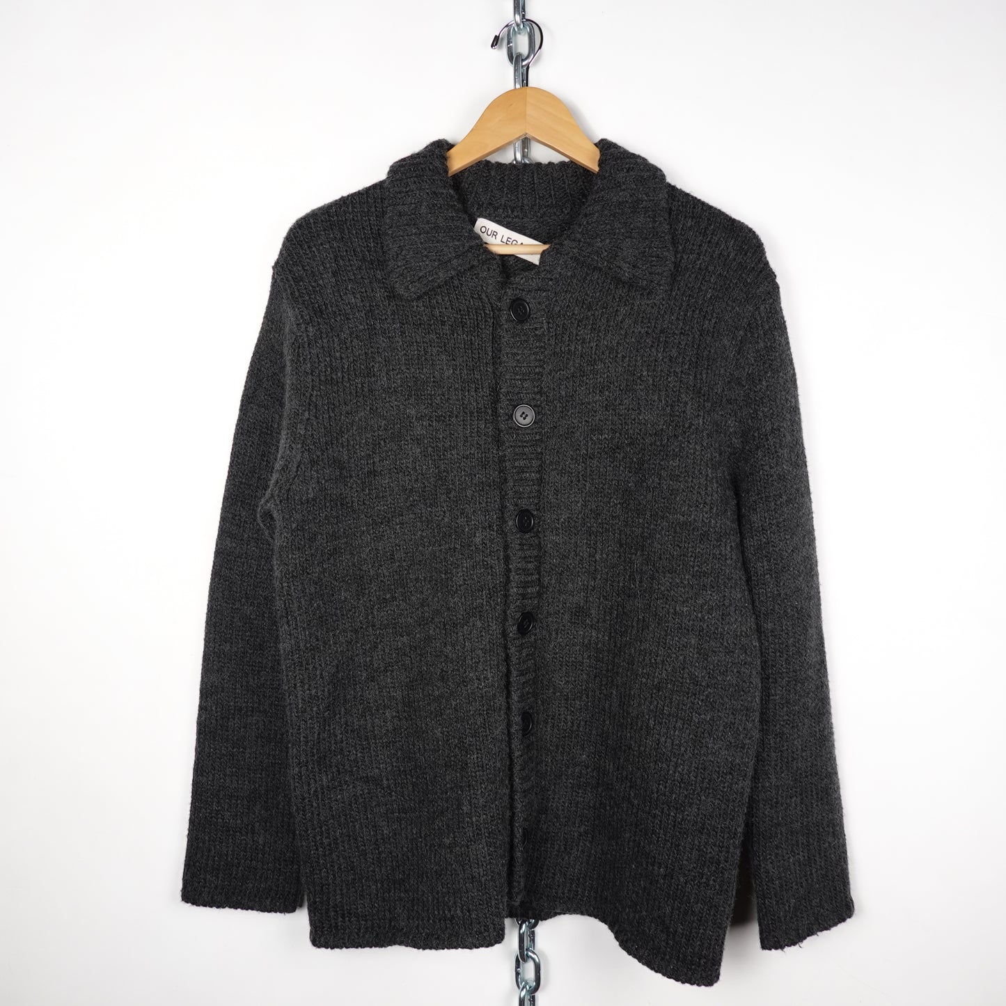 Our Legacy Wool Button Up Knit - Size M