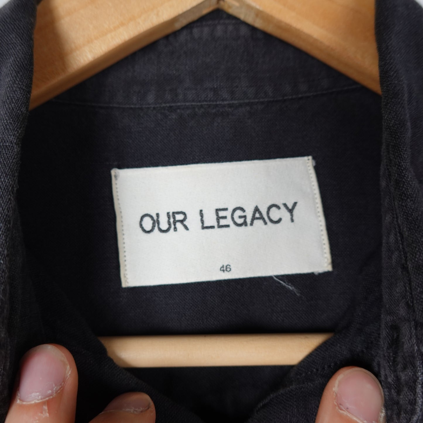 Our Legacy Linen Blend Button Up - Size L