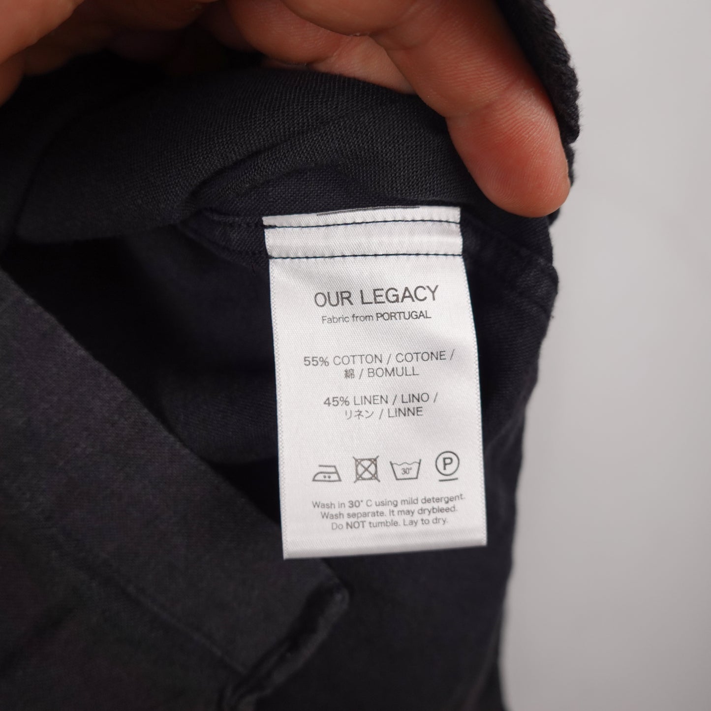 Our Legacy Linen Blend Button Up - Size L