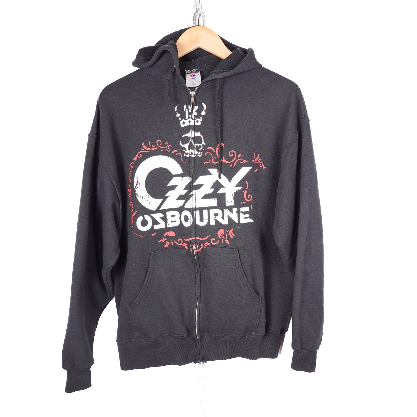 Ozzy Osbourne Zip Up Hoodie - Size L