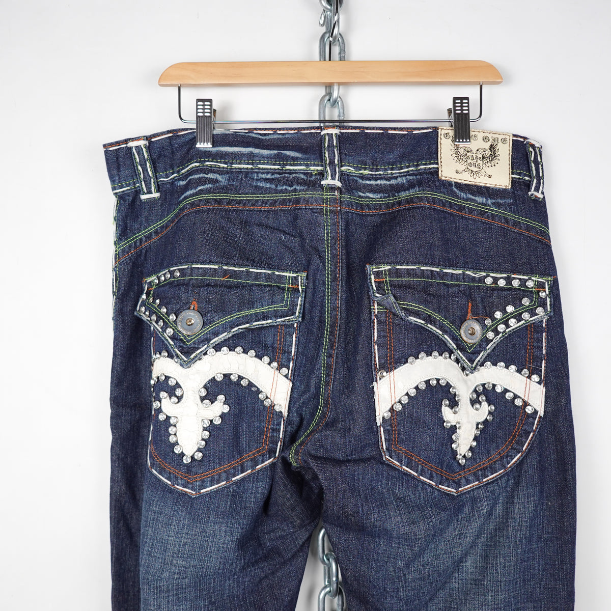 Y2K Gate One Baggy Denim Pants - Size 36