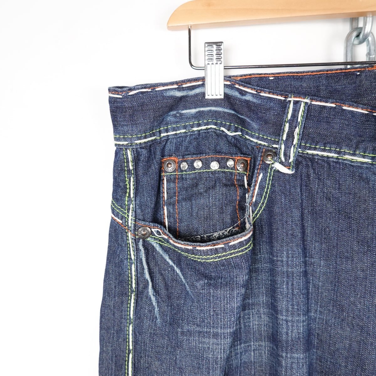 Y2K Gate One Baggy Denim Pants - Size 36