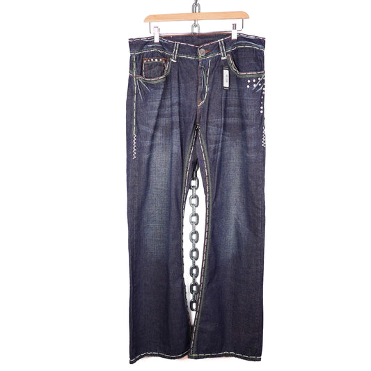 Y2K Gate One Baggy Denim Pants - Size 36