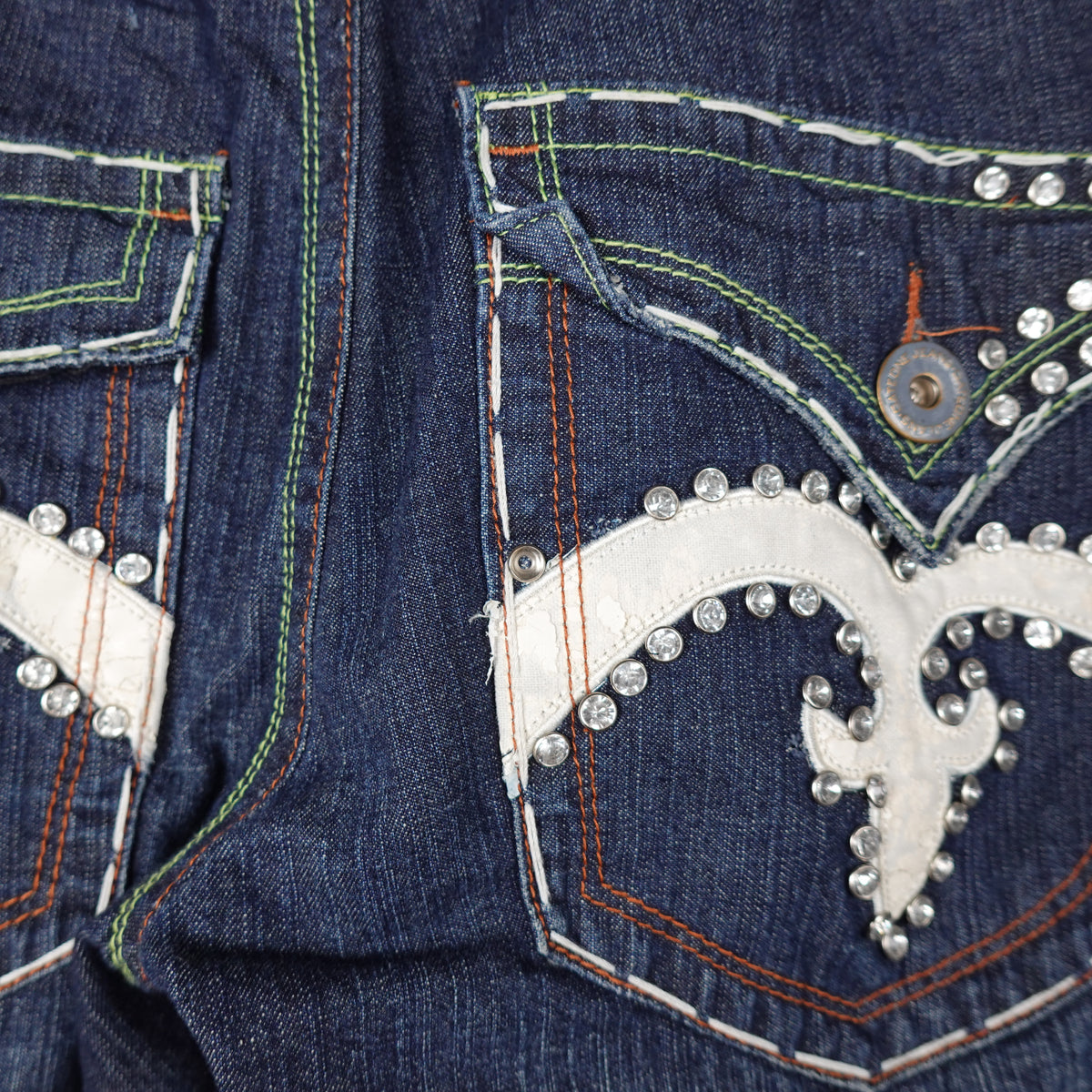 Y2K Gate One Baggy Denim Pants - Size 36