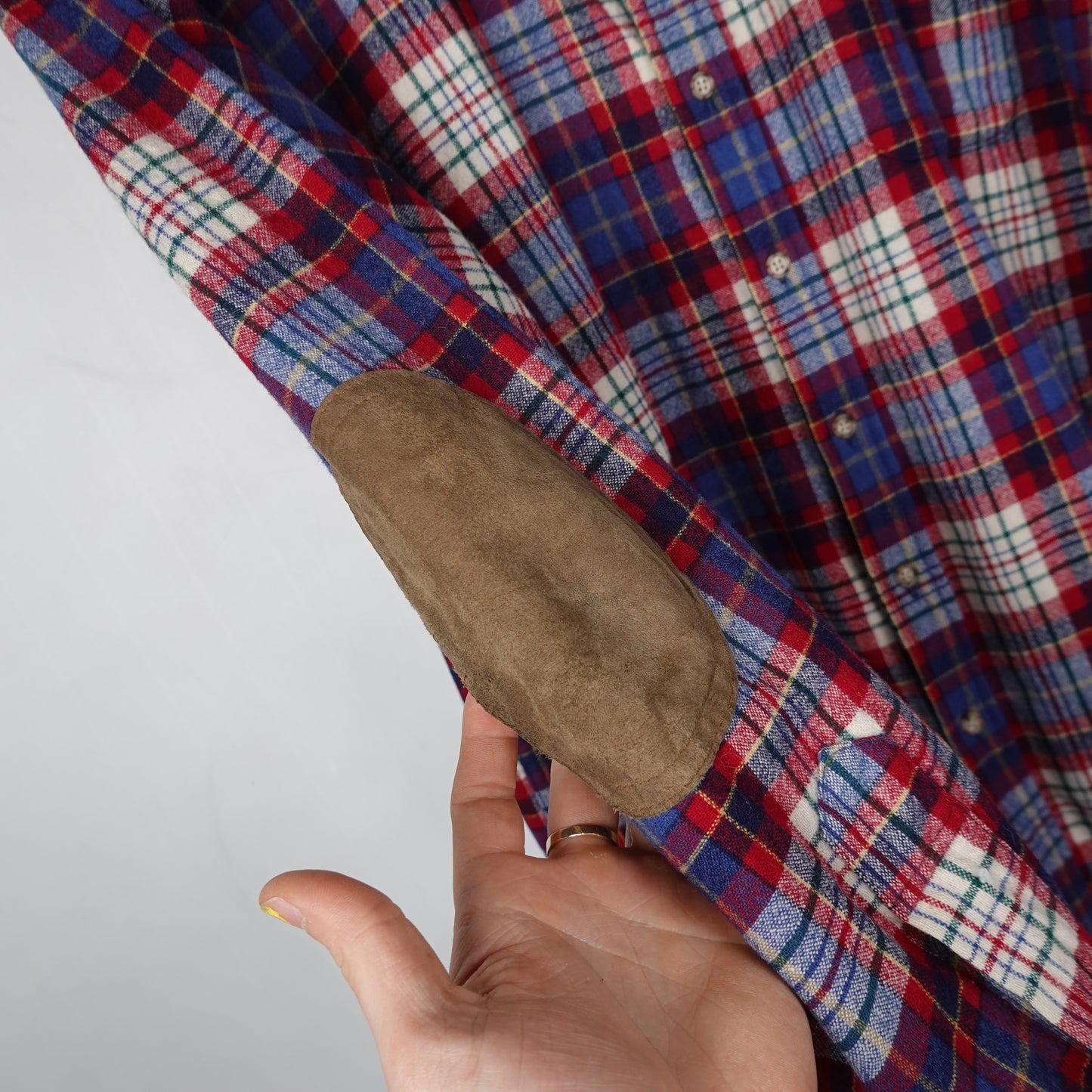 Pendleton Red/Blue Wool Flannel - Size XL