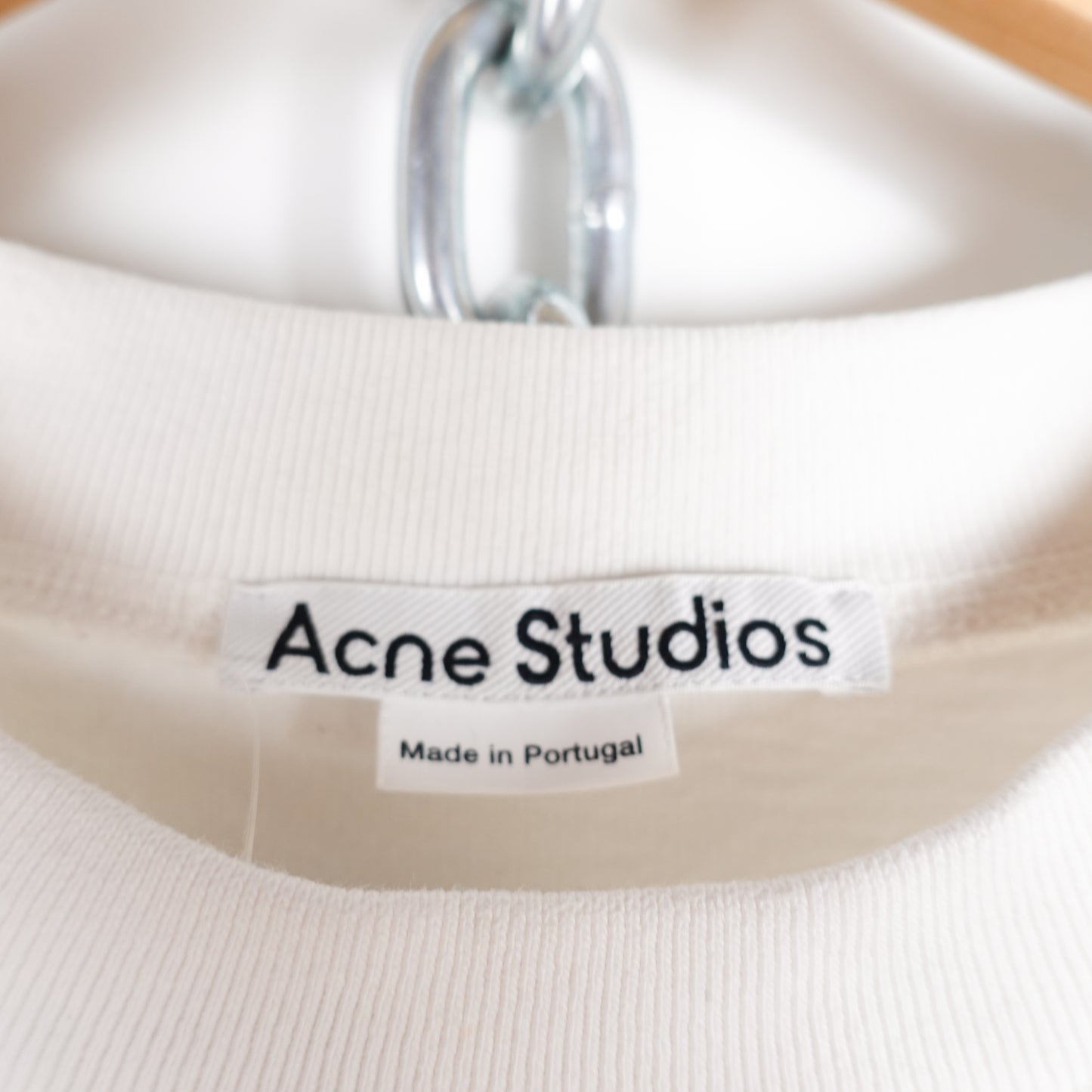 Acne Studios White Logo Tee - Size M