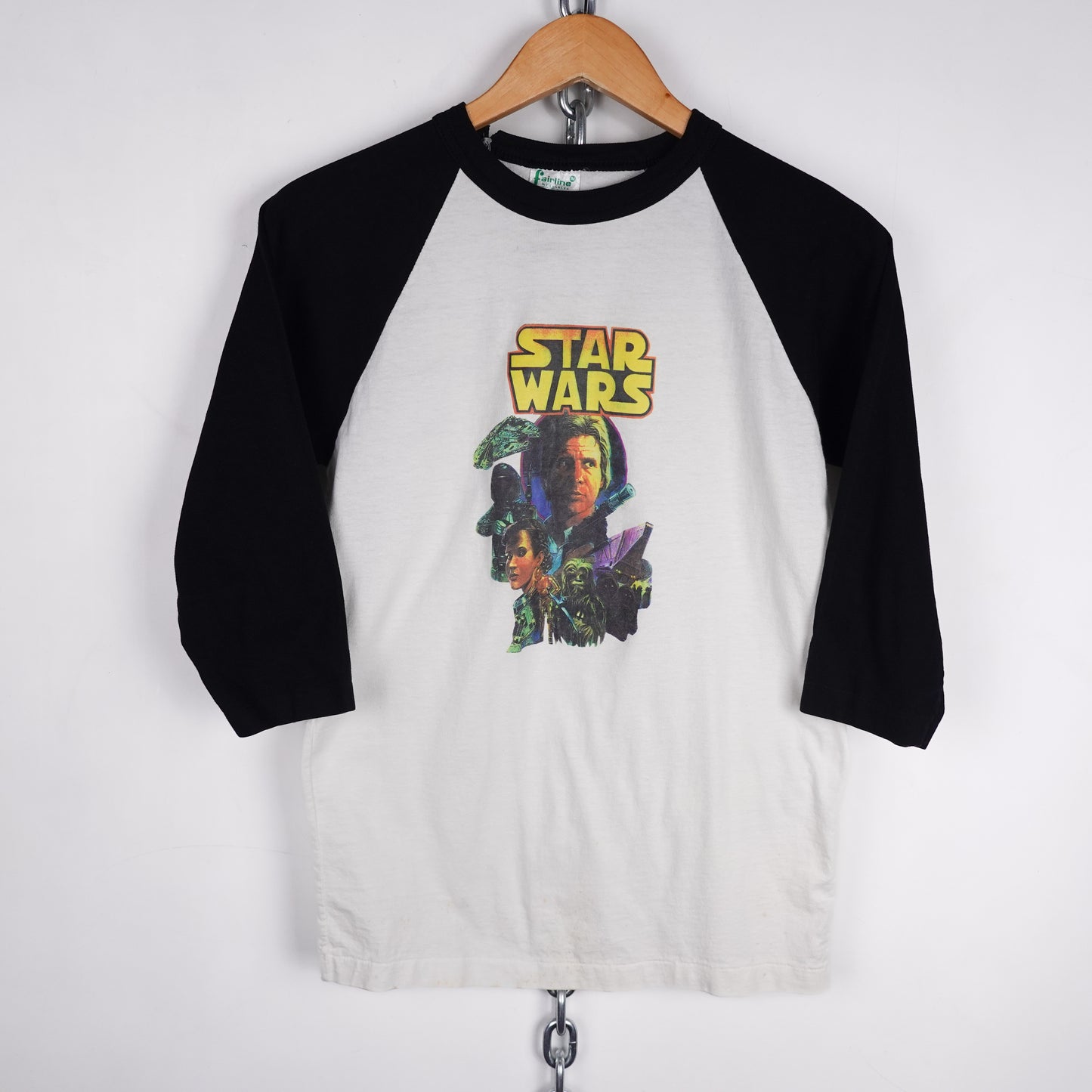 1990s Star Wars Raglan Tee - Size S