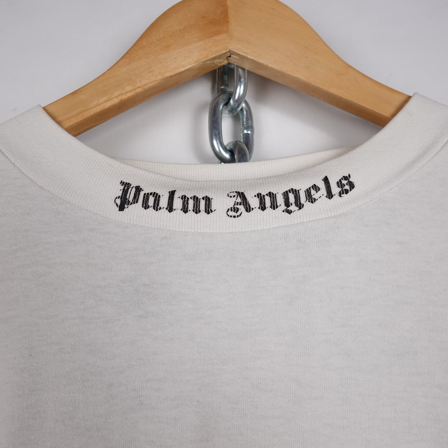 Palm Angels White Longsleeve Tee - Size M