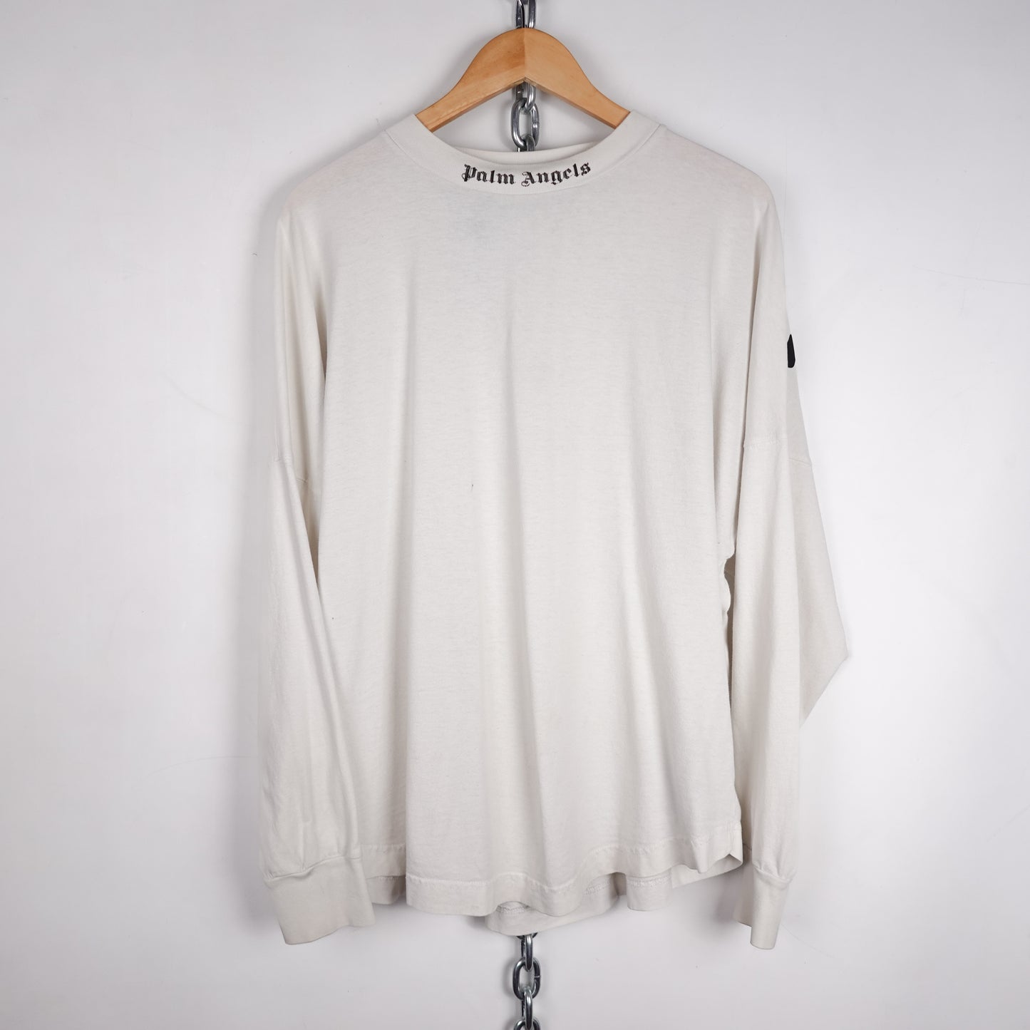 Palm Angels White Longsleeve Tee - Size M