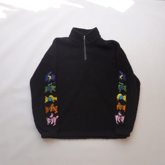 Pleasures Grateful Dead 1/4 Zip Fleece - Size M