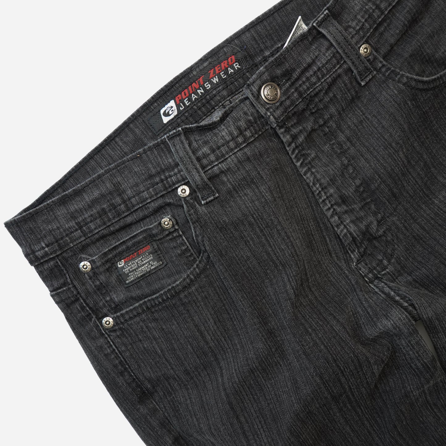 Vintage Point Zero Black Denim - Size 32