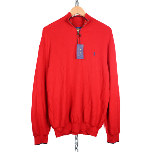 Polo RL Knit 1/4 Zip - Size XL