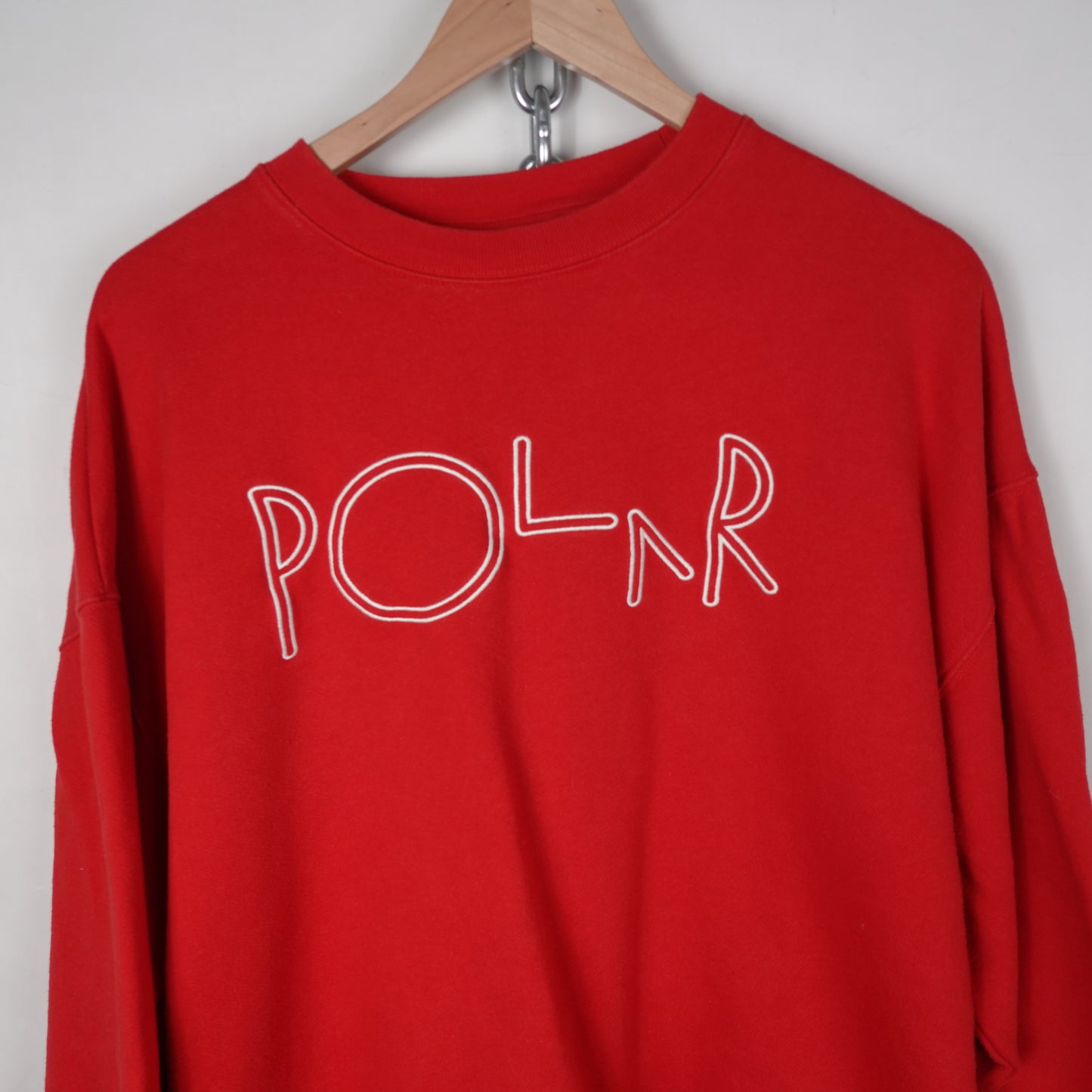 Polar Red Logo Crewneck - Size M