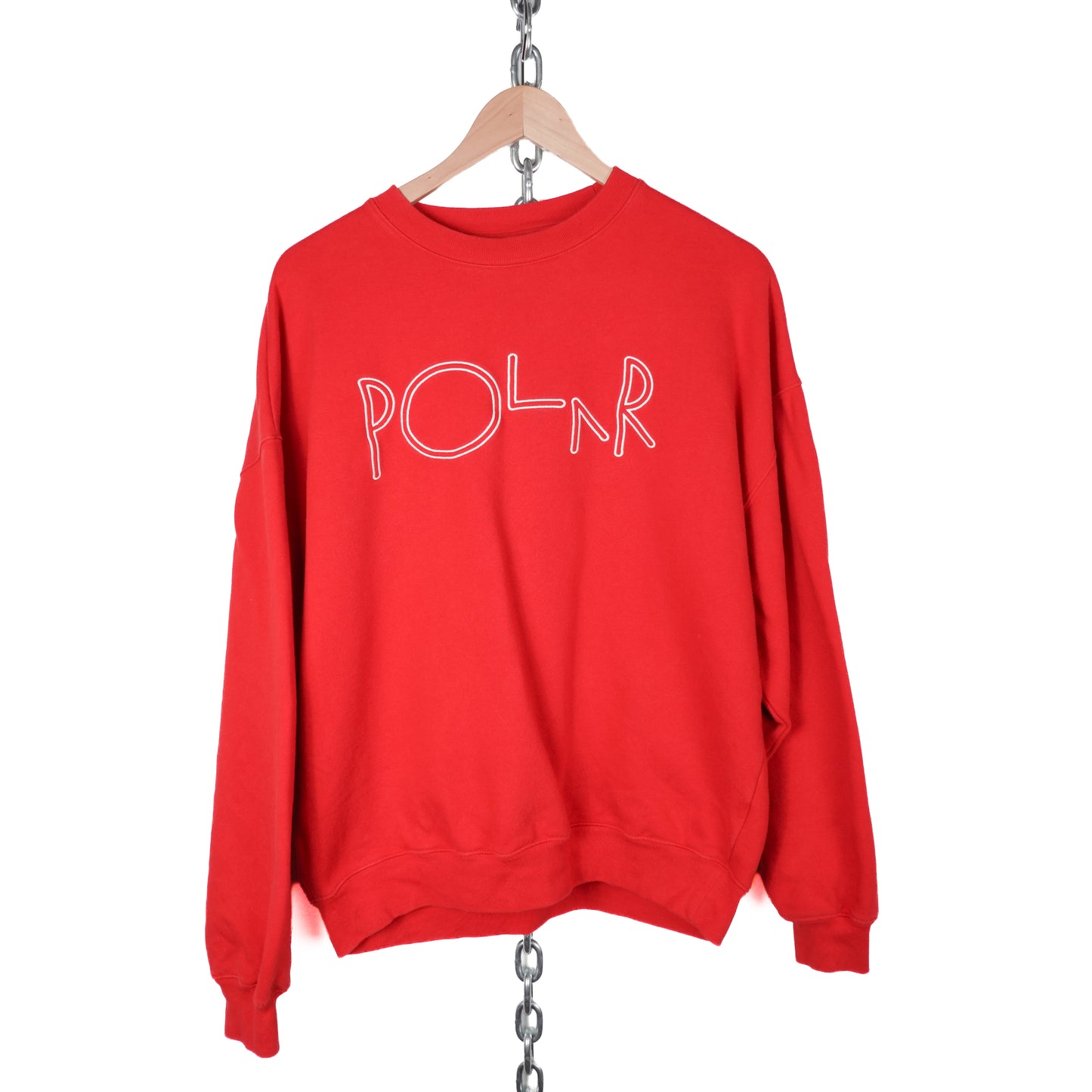 Polar Red Logo Crewneck - Size M