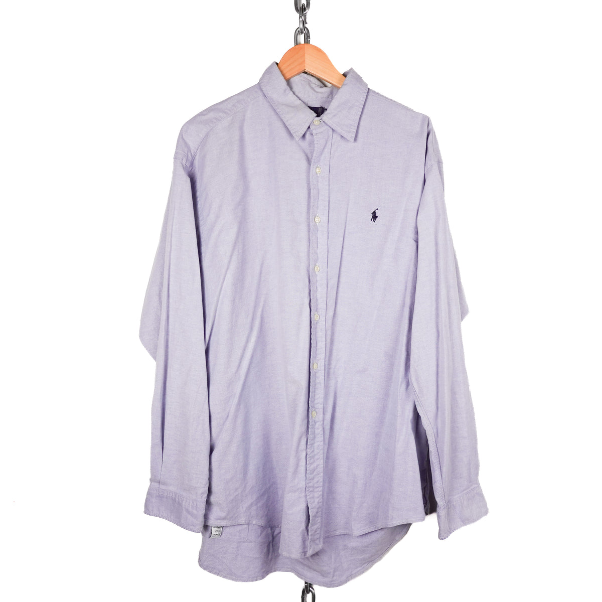 Polo RL Blue Button Up - Size XL