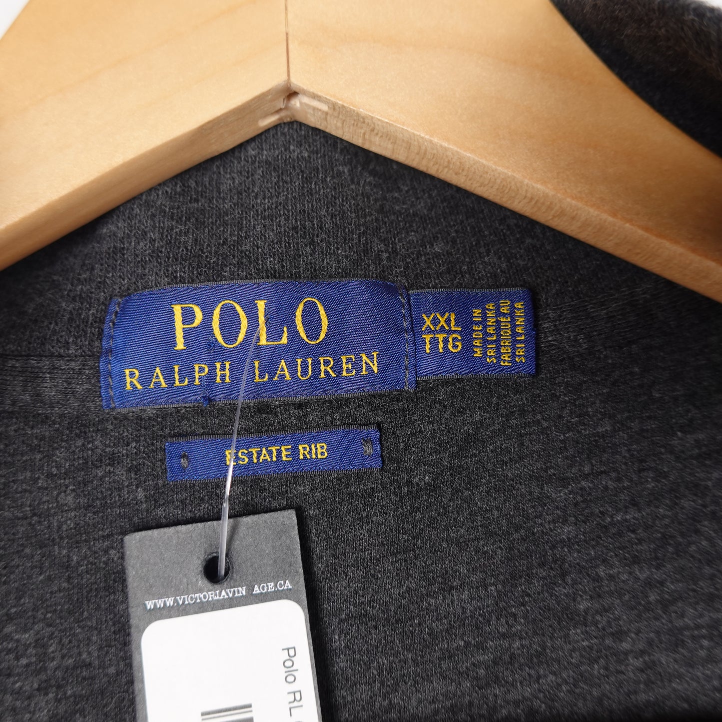 Polo RL Grey 1/4 Zip - Size XXL