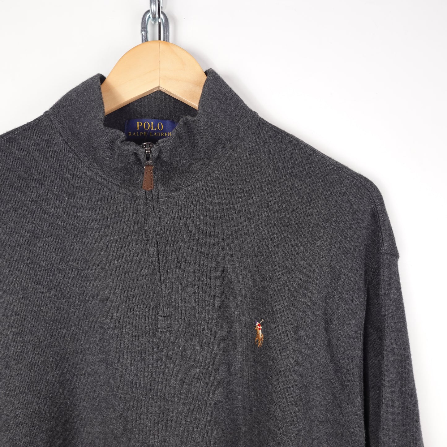Polo RL Grey 1/4 Zip - Size XXL