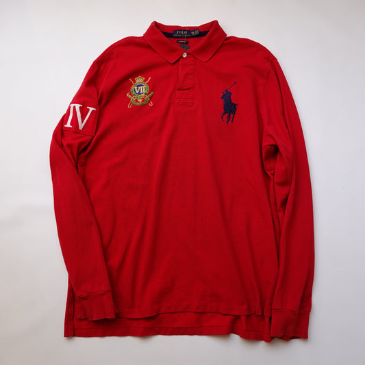 Polo RL Big Pony Red Polo - Size XXL