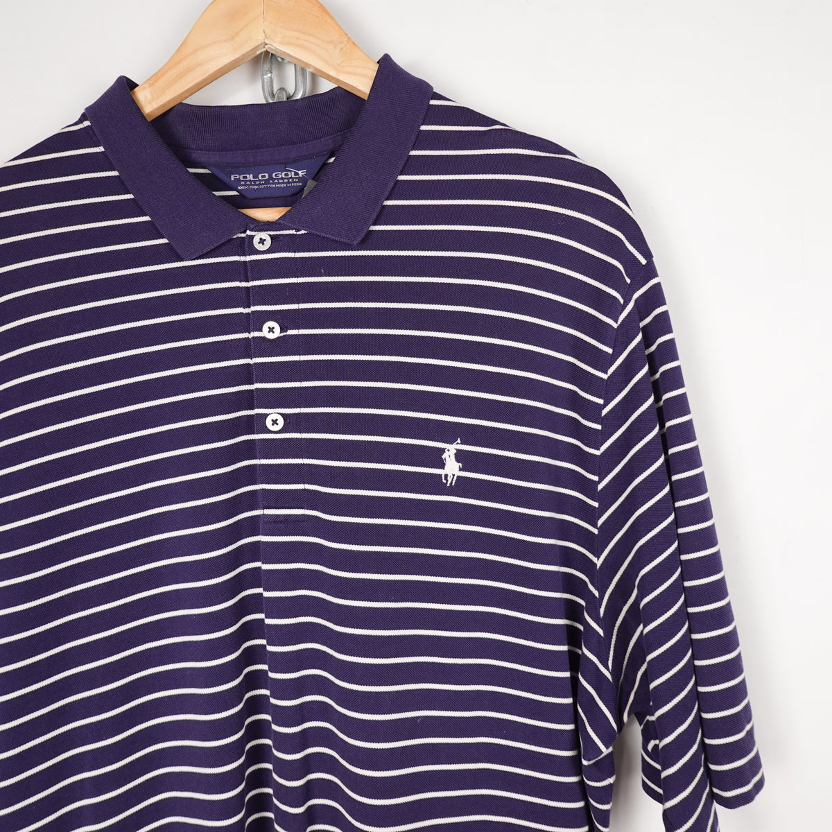 Polo RL Stripped Golf Shirt - Size XL