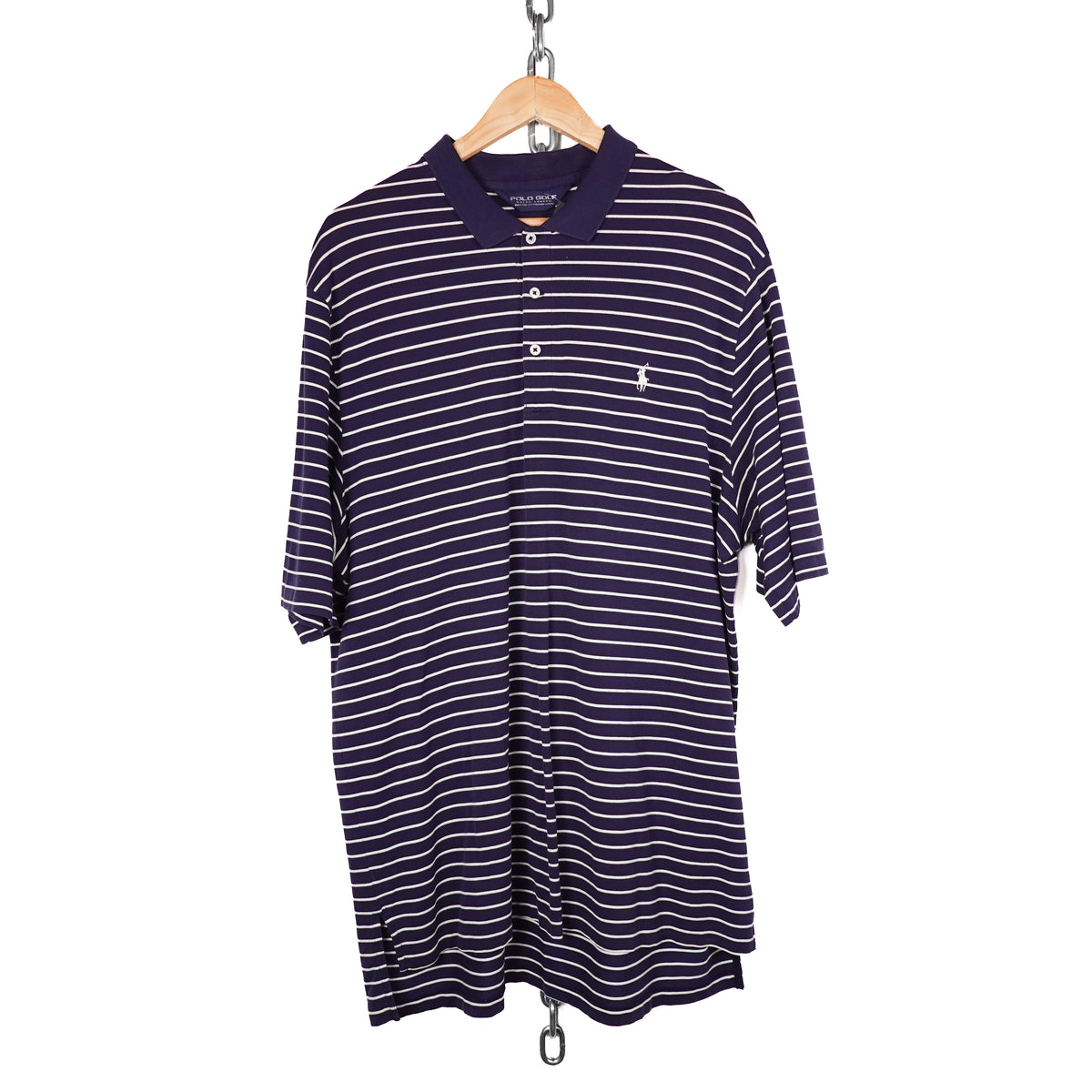 Polo RL Stripped Golf Shirt - Size XL