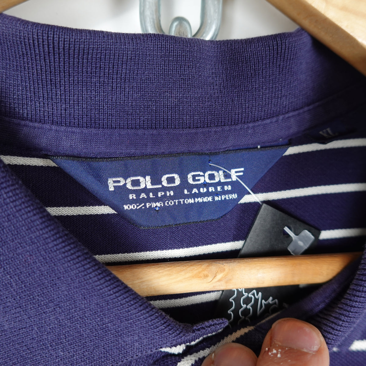 Polo RL Stripped Golf Shirt - Size XL