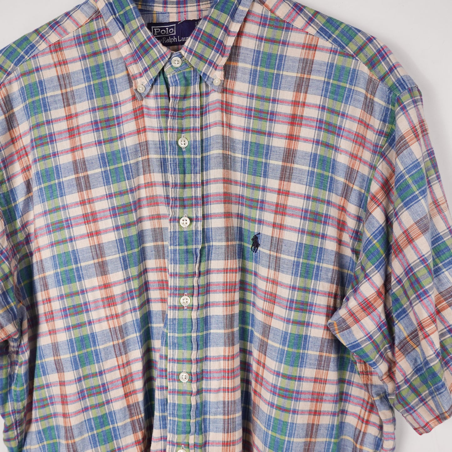 Vintage Polo RL Colour SS Button Up - Size XL