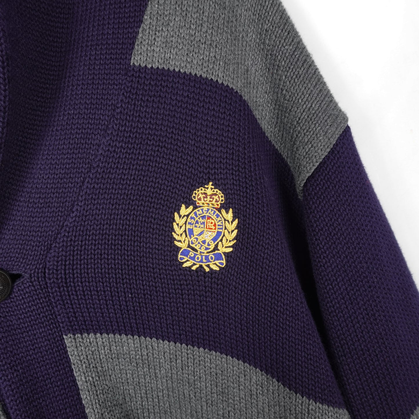 Polo RL Knit Cardigan Sweater - Size XL