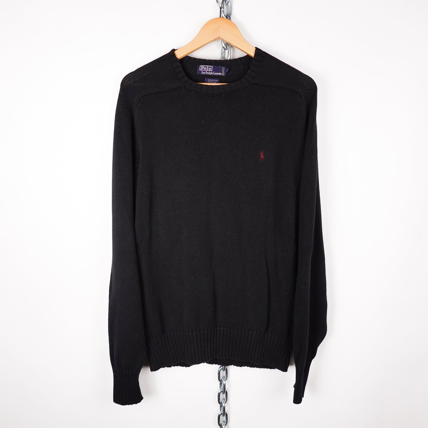 Polo Ralph Lauren Black Knit - Size XL