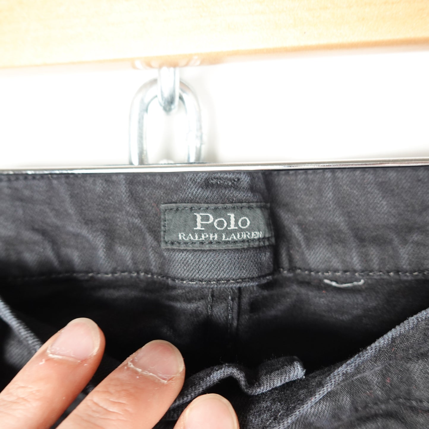 Polo RL Black Slim Denim Pants - Size 34