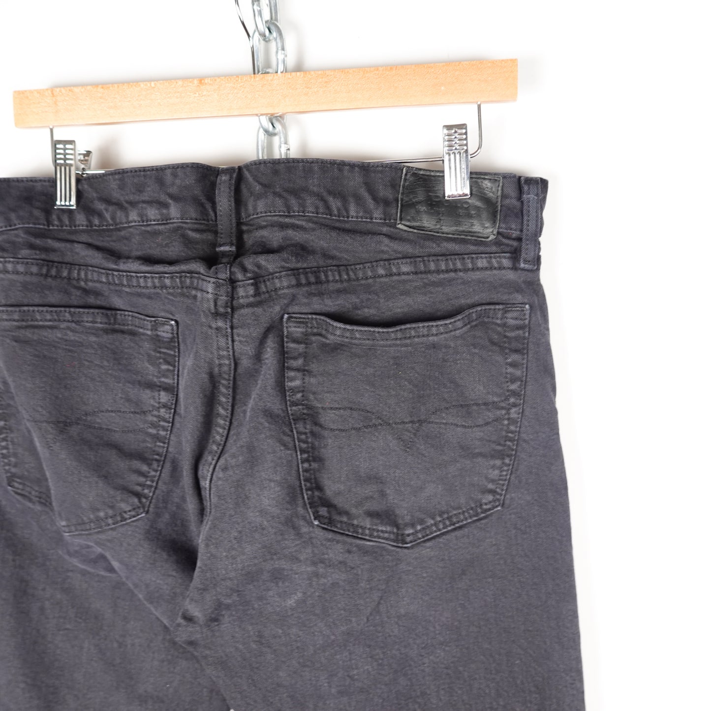 Polo RL Black Slim Denim Pants - Size 34