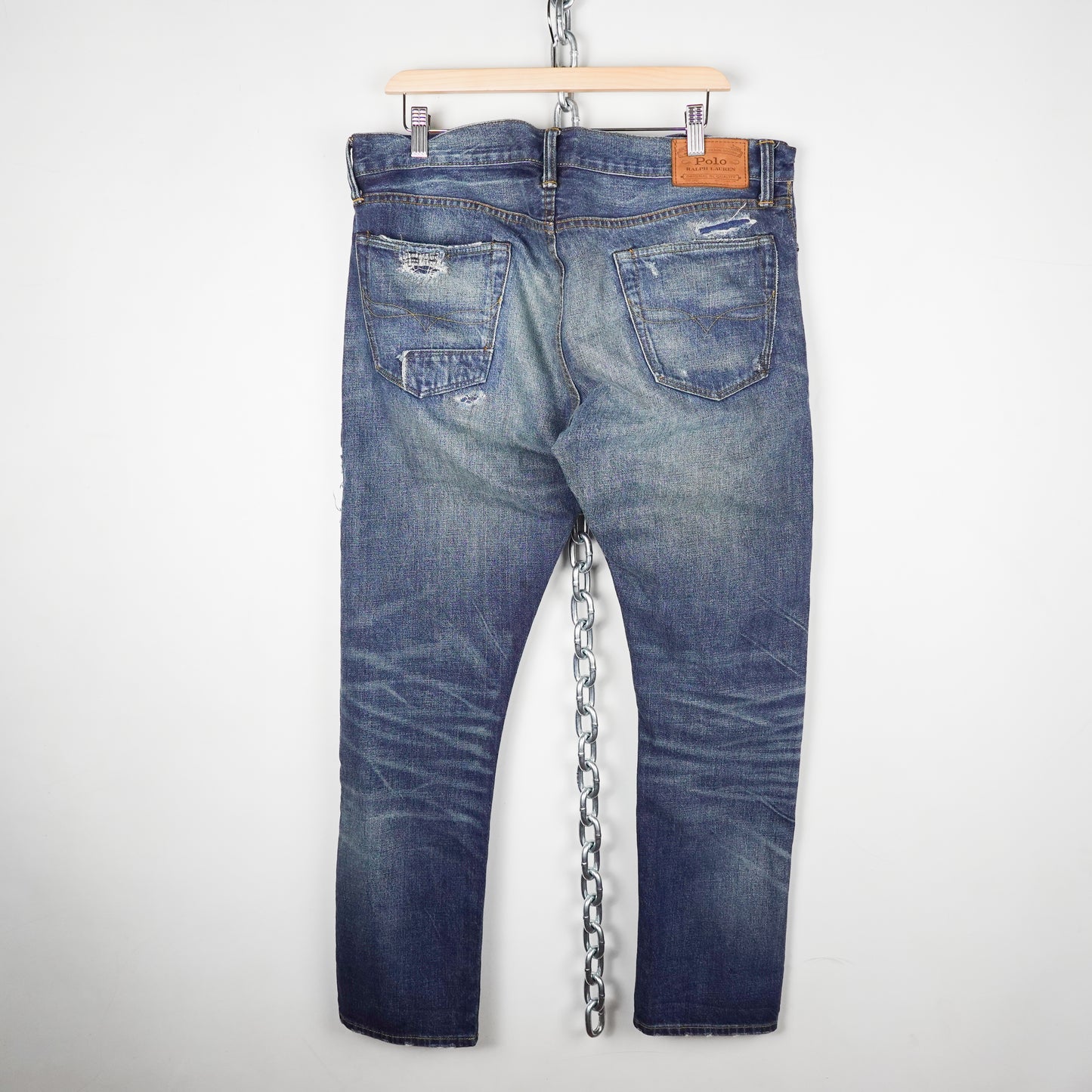 Polo RL Repair Denim Pants - Size 34