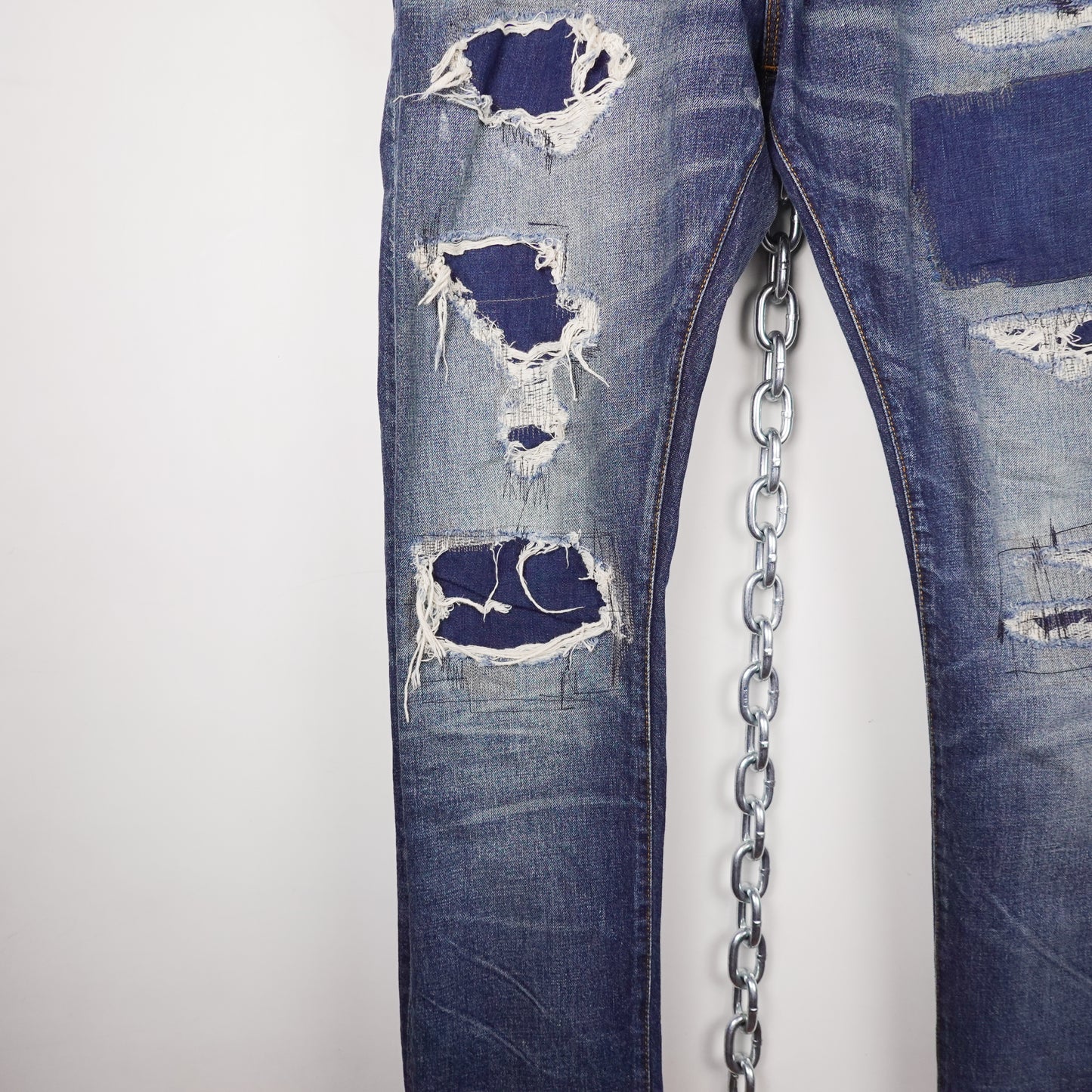 Polo RL Repair Denim Pants - Size 34