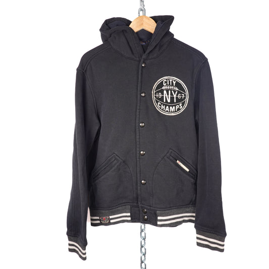 Polo RL Varsity Hooded Cotton Varsity Sweater - Size M