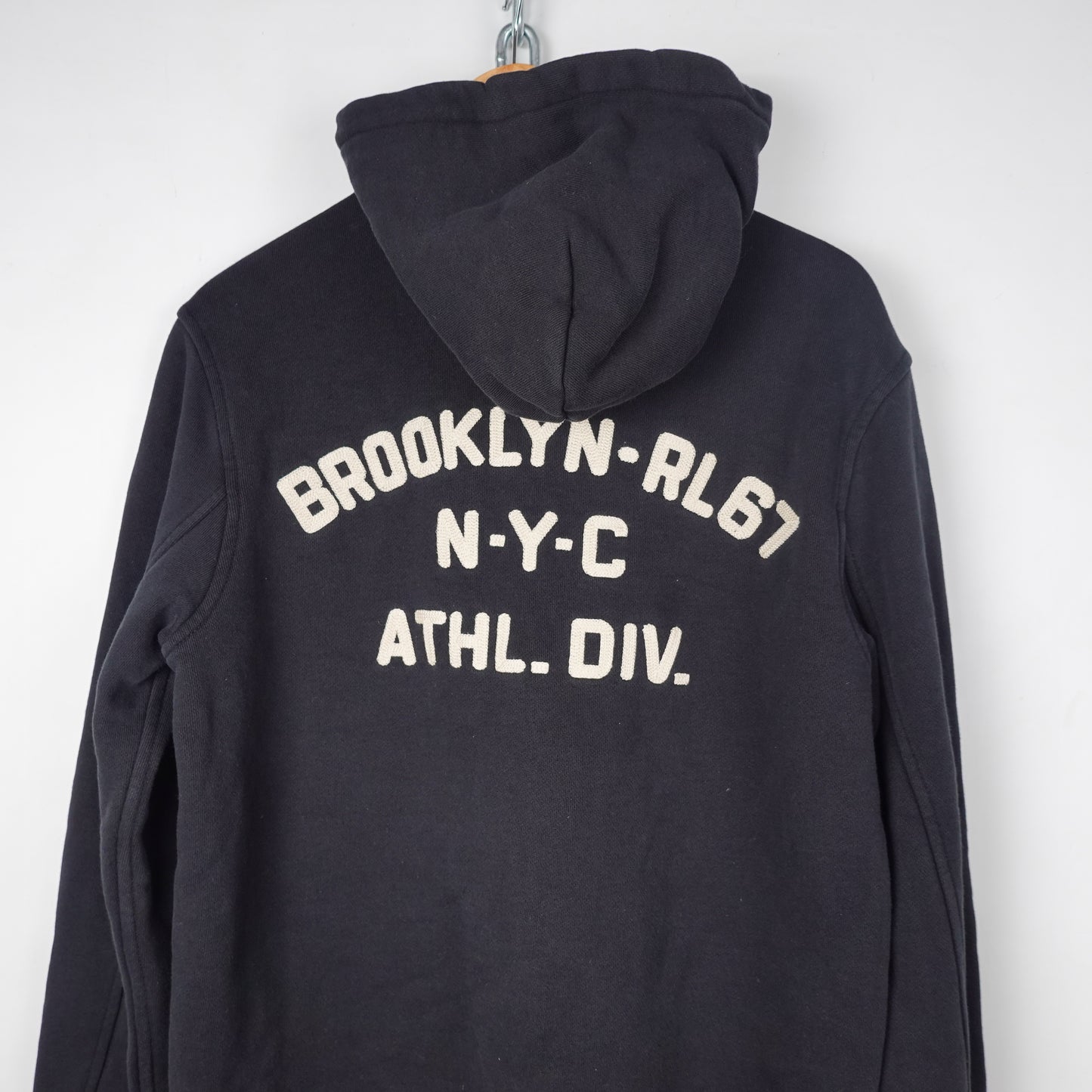 Polo RL Varsity Hooded Cotton Varsity Sweater - Size M