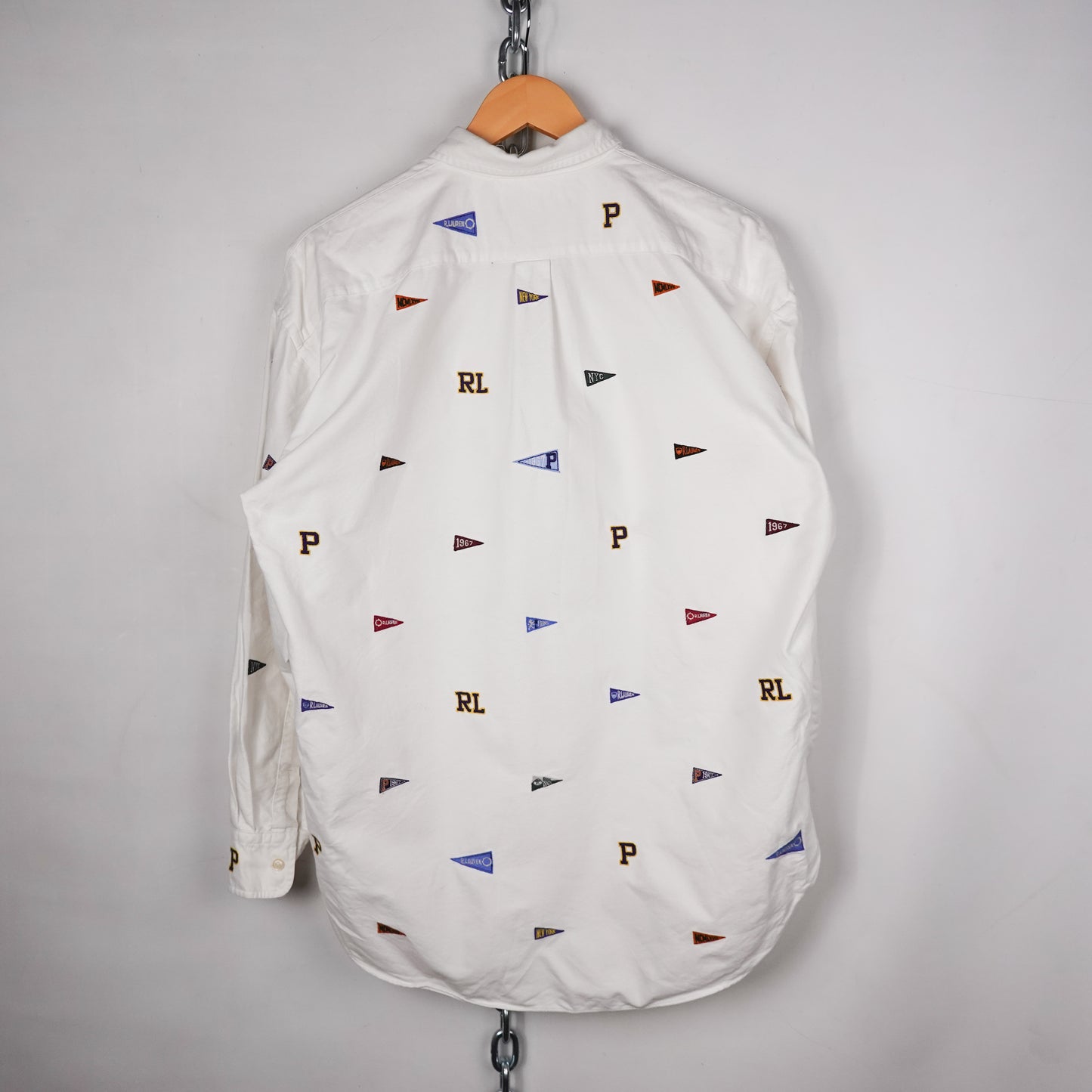Polo RL Flag Button Up - Size L
