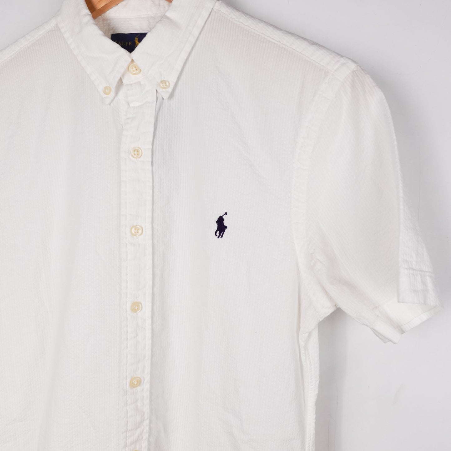 Polo RL White SS Button Up - Size S
