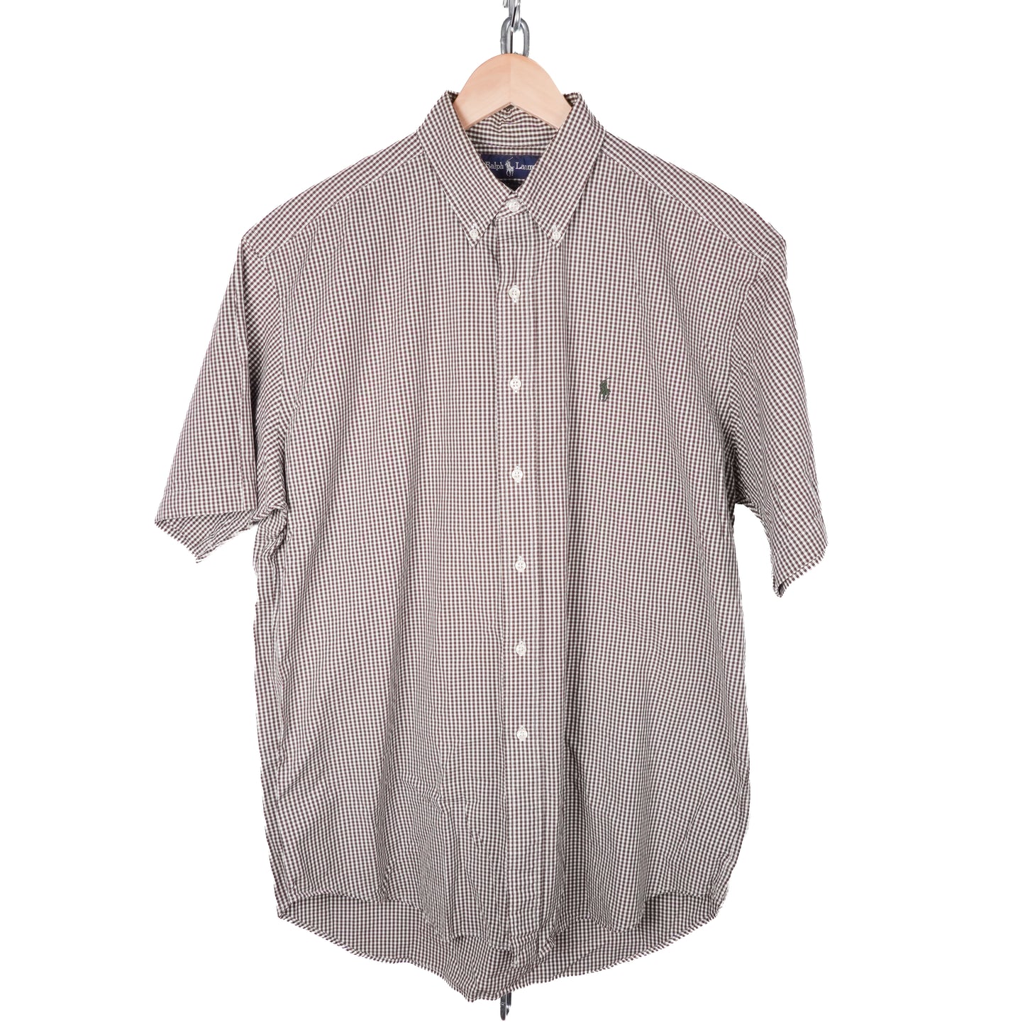 Polo RL Checkered SS Button Up - Size XL