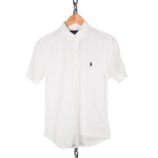 Polo RL White SS Button Up - Size S