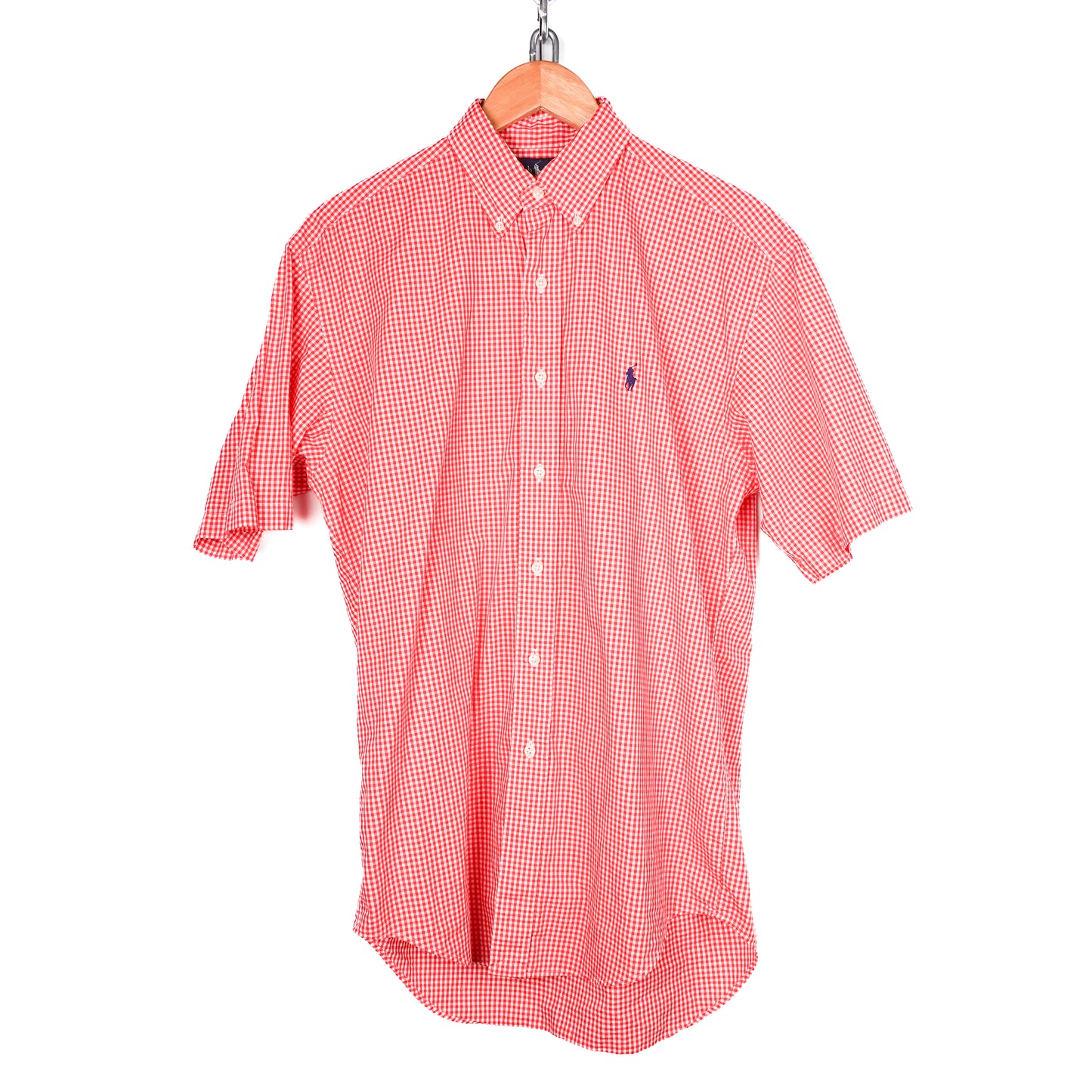 Polo RL Red S/S Button Up - Size S