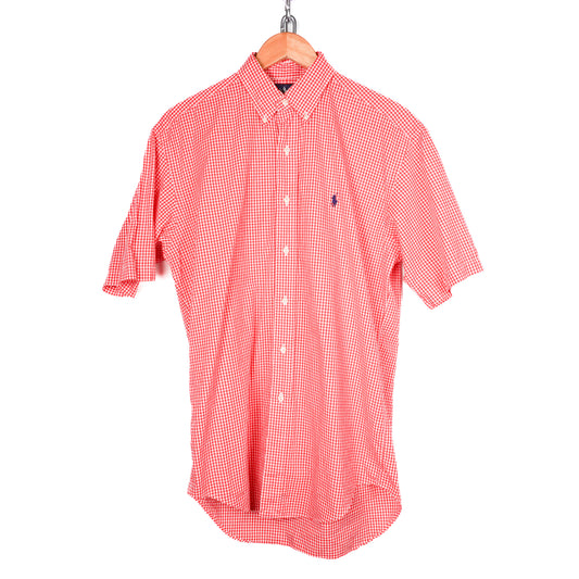 Polo RL Red S/S Button Up - Size S