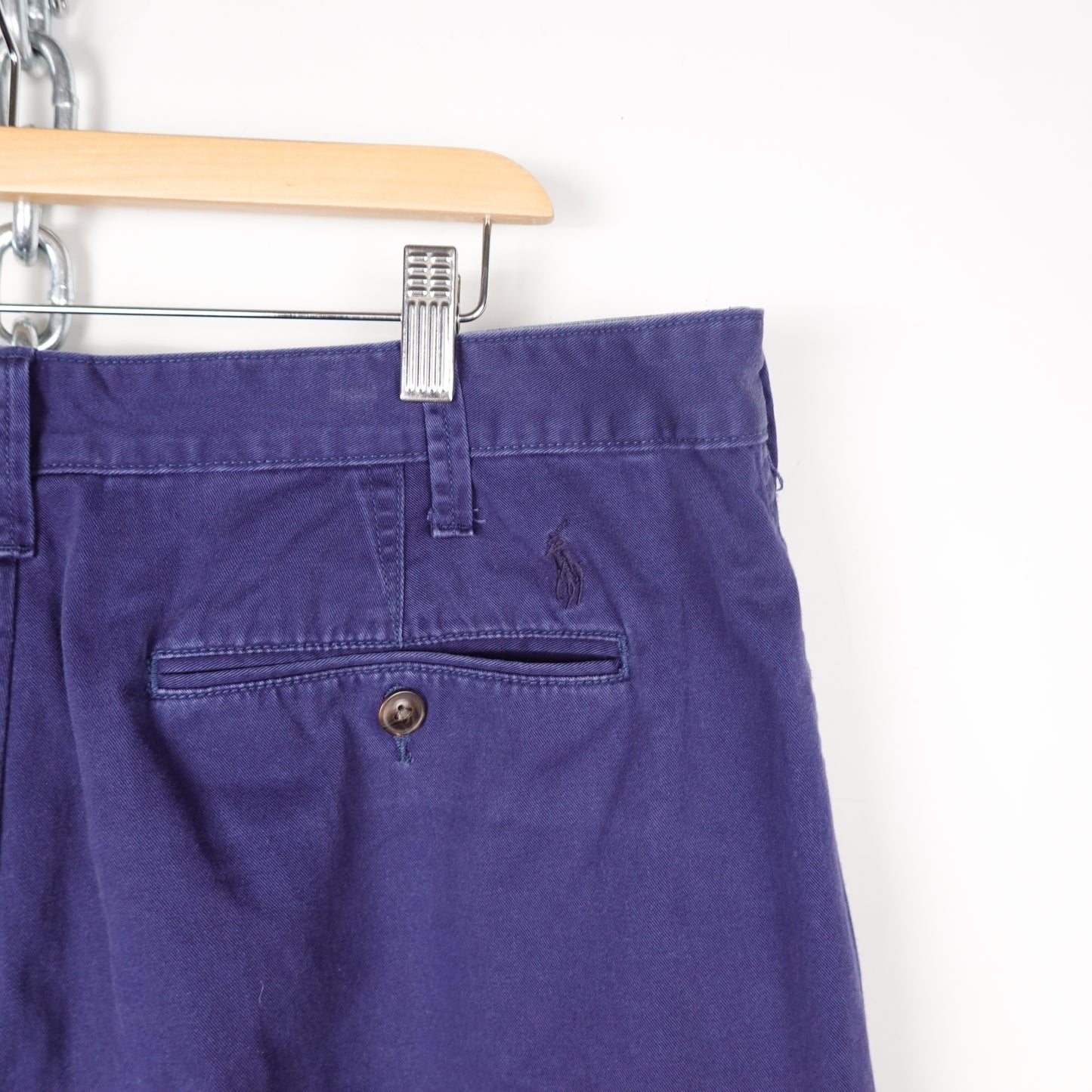 Polo RL Navy Chino Shorts - Size 36