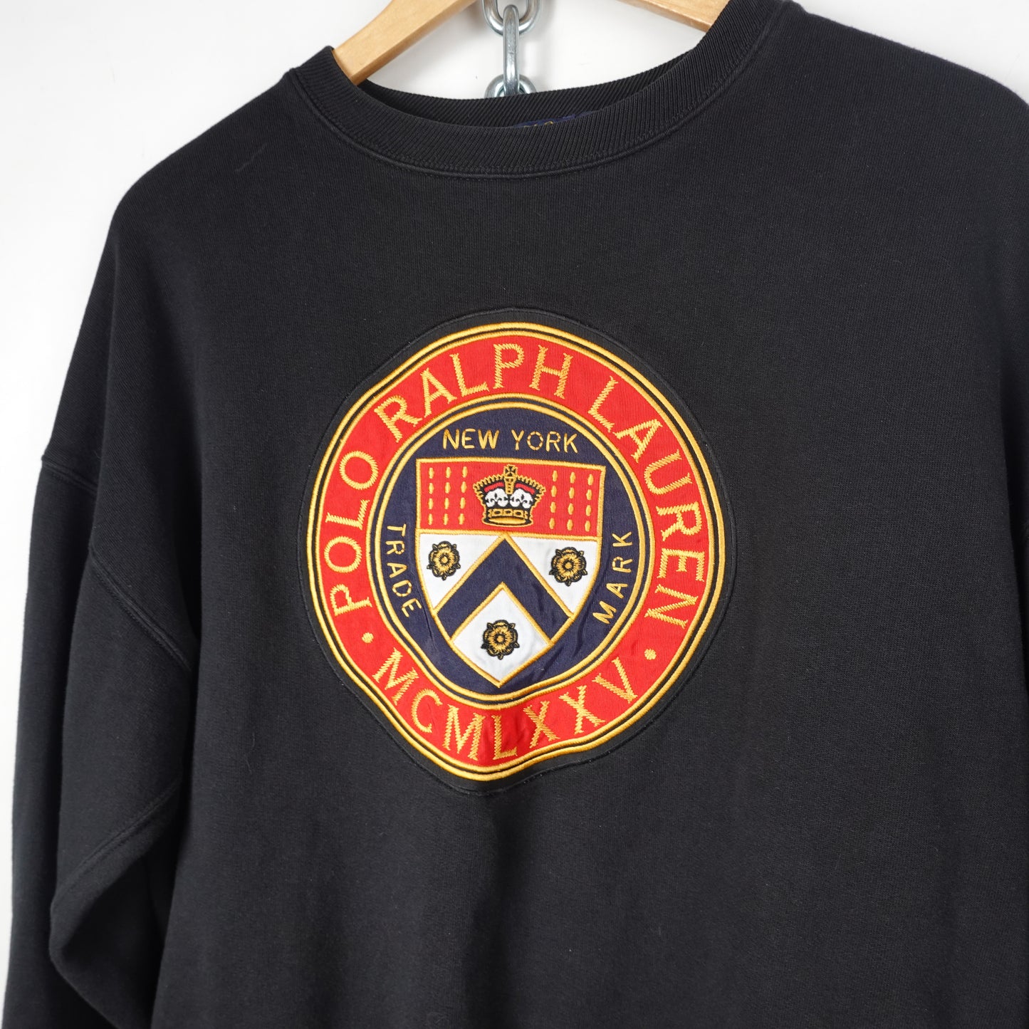 Polo RL Collegiate Crest Crewneck - Size M