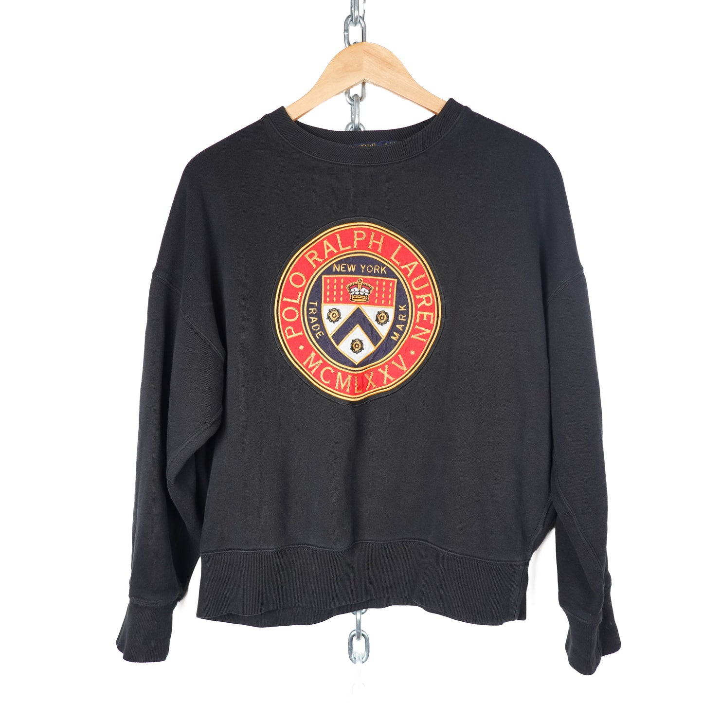 Polo RL Collegiate Crest Crewneck - Size M
