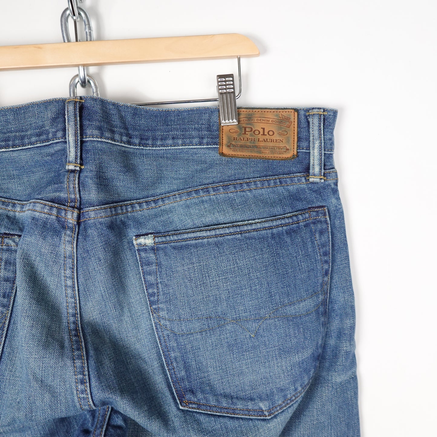 Polo RL Blue Denim Pant - Size 36