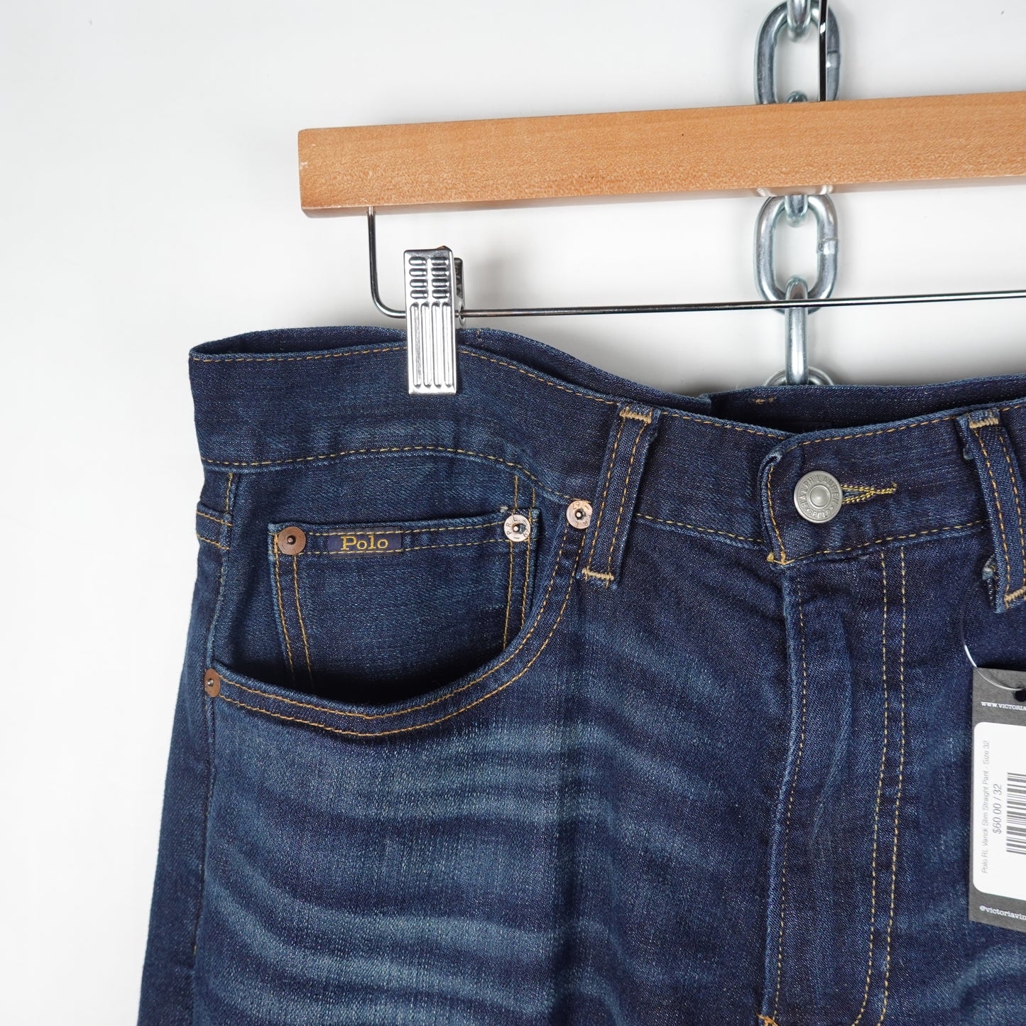 Polo RL Varick Slim Straight Pant - Size 32