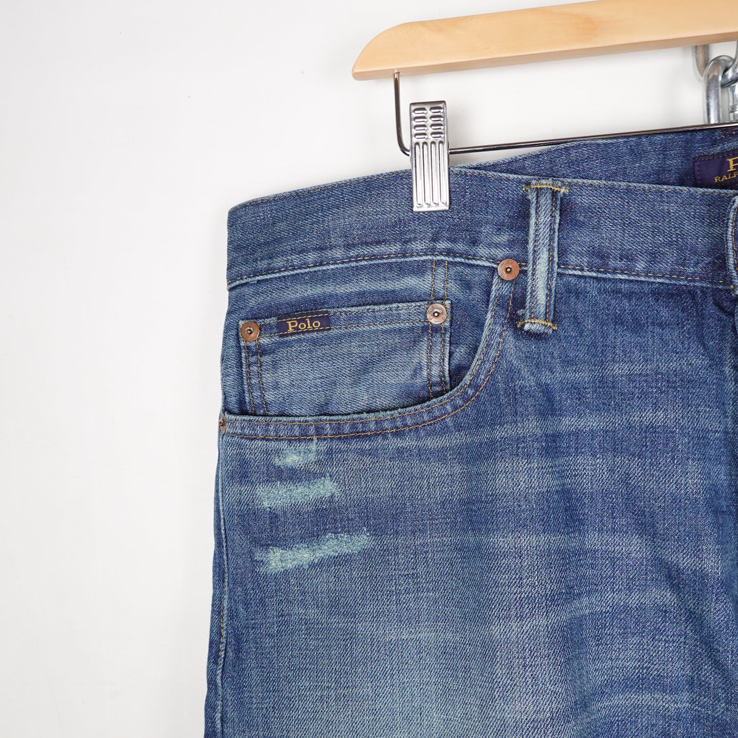 Polo RL Blue Denim Pant - Size 36